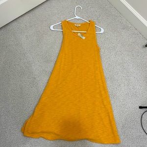 unused small orange sundress from madewell